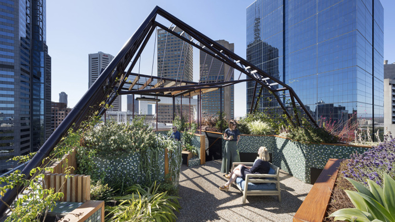 最新樓頂花園設計與展示，綠意盎然，繁花似錦的空中花園體驗