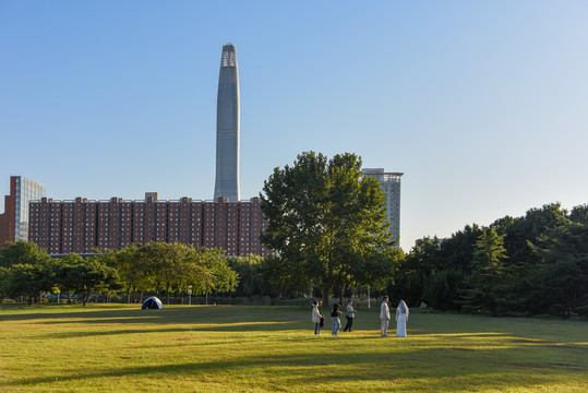 天津新公園亮相，城市綠肺開(kāi)啟新篇章